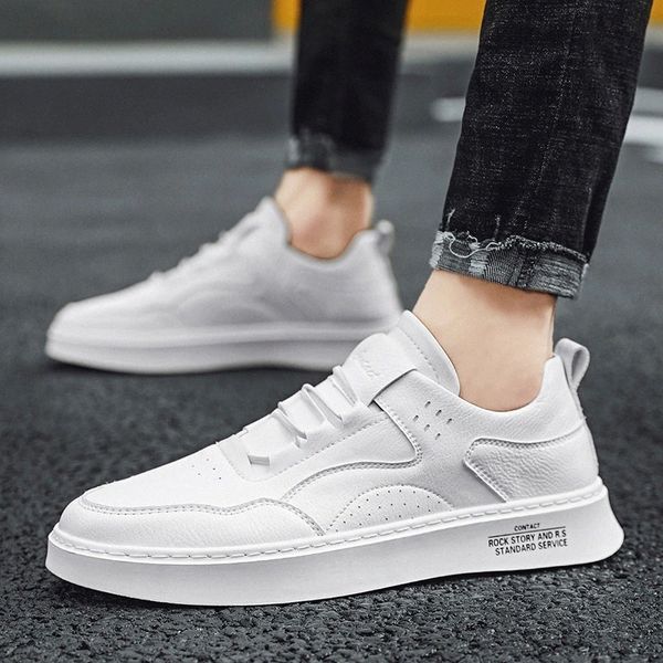 

men shoes outdoor comfortable leather fashion breathable sneakers lac-up casual shoes men zapatillas hombre dropshipping #i06e