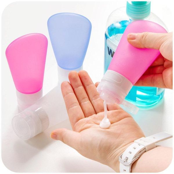 

silicone refillable bottles set portable outdoor shampoo travel package gel lotion cosmetic bottles1