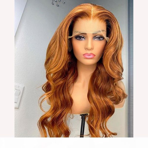 

ginger blonde 360 lace frontal human hair wig with baby hair brazilian 13x6 lace front wigs for black women natural hairline full lace