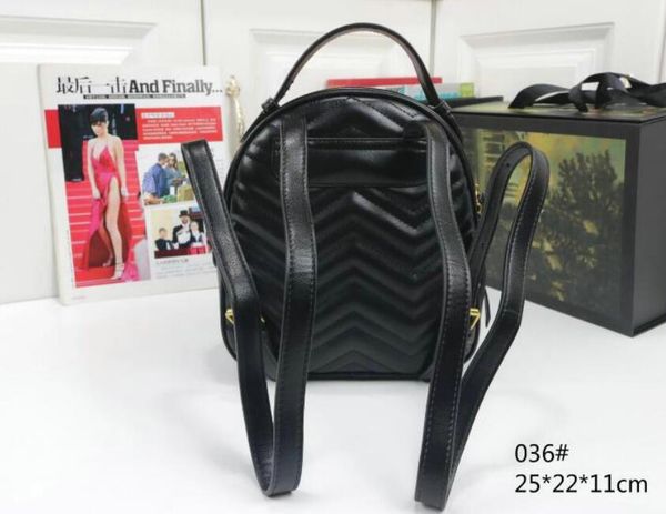 

girl marmont pu leather handbag women bag children school bags backpack famous lady backpack bag travel bag gui1245