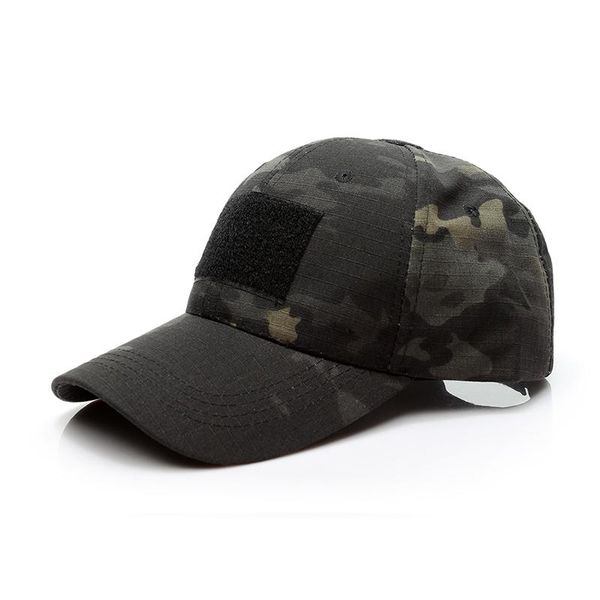 

tactical army cap outdoor sport snapback stripe caps camouflage hat simplicity camo hunting hat for men adult, Black;white