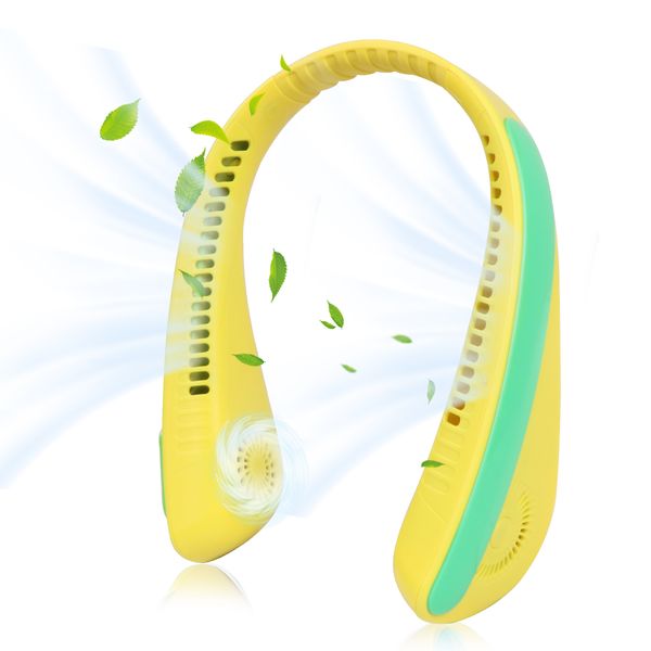 

neck fan portable mini wearable electric air cooler usb charging sports fan