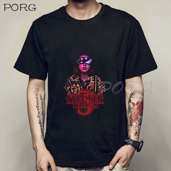 

sport stranger things season 3 t shirt men/women upside down eleven tshirt male graphic t-shirt tee shirts funny clothing harajuku