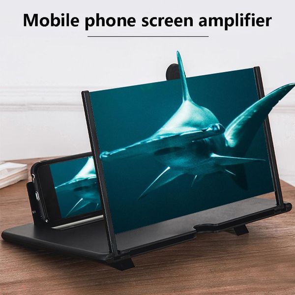 

hobbylane 10inch screen magnifier amplifier hd video magnifying phone bracket holder d21