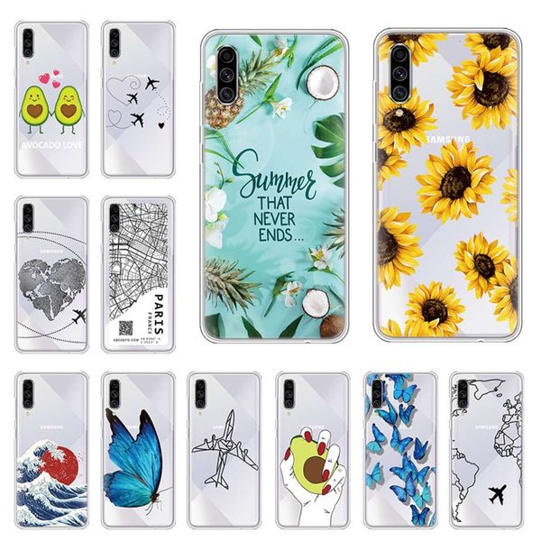 

tpu silicon sheath for samsung galaxy a70 2019, soft transparent shell for samsung a70 a705 a705f etui 6.7 inch