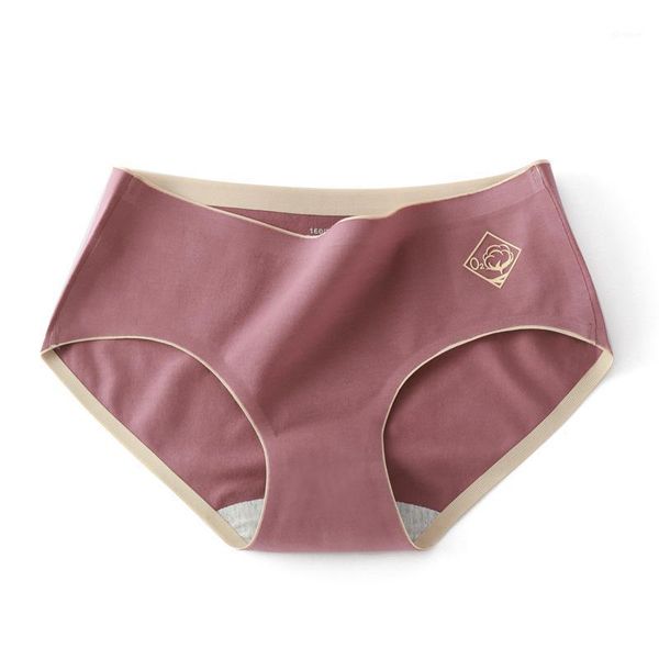 

women's underwear graphene antibacterial no trace underwear women's waist cotton crotch triangle1, Black;pink