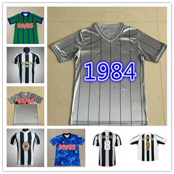 

1993/94 retro soccer jerseys beardsley shearer asprilla emre ketsbaia 94/95 away blue football shirts 1994 sweatshirt edition size s-xxl, Black;yellow