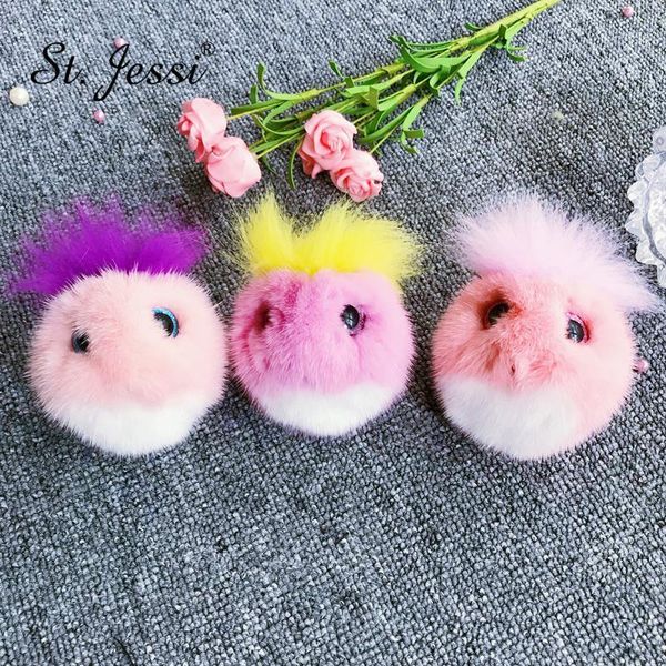 

animal chains real bird keyring for women's charm bag pendant accessories car key trinket ornaments fashion keychains1, Silver