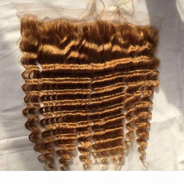 

13x4 кружева фронтальная бразильская девственница волосы глубокая волна обесцвеченные узлы 27 фронтальных волос детские болотные фронтальные, Black;brown