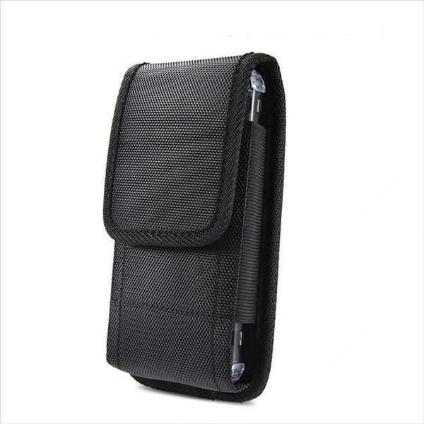 

2019 men phone pouch classic black mens belt bag hanging waist storage bag belt clip pouch case for iphone fanny pack new