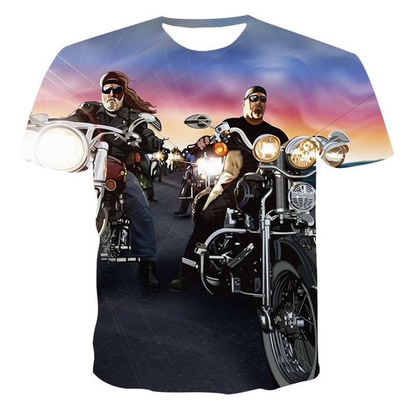 

new style print cool retro the men 3d print shirts horror graphic plus size men clothing