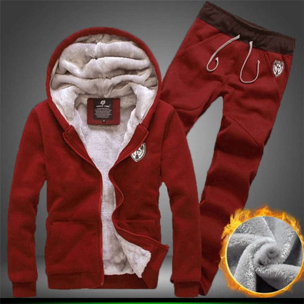 

set winter plush hooded cardigan sweater large sportswear jacket korean men's wear, Gray