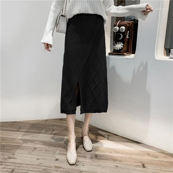 

fv501 2019 new autumn winter women fashion casual skirt kawaii plus size skirt korean harajuku1, Black