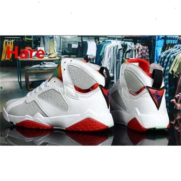 

мужские jumpman  баскетбол обувь 7s топаз французский синий классический спортивный спорт кроссовки с коробкой, Black