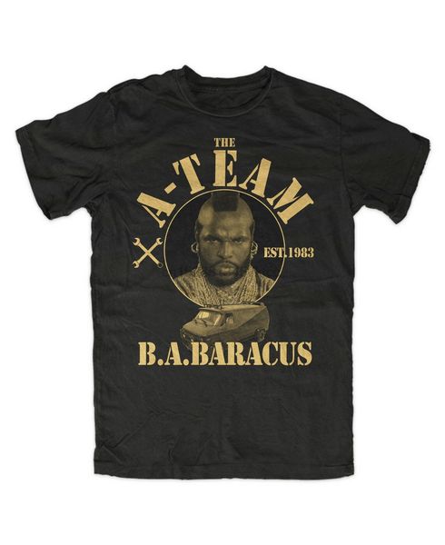 

the a-team b.a. premium t-shirt fun tv series film mr. t. hannibal murdock face wholesale o neck tee shirt sport hooded sweatshirt hoodie
