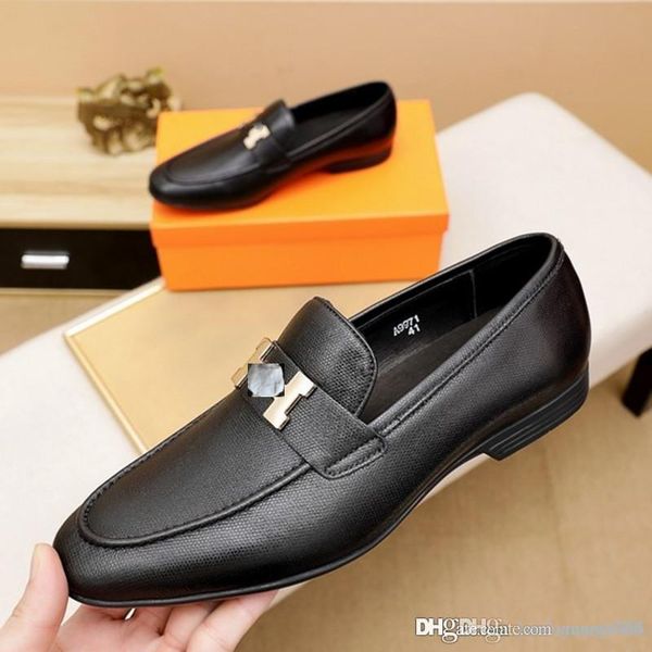 

a5 7 style h xford brogue wedding dress mens shoes fashion designer luxury original genuine leather handmade shoe for men 38-45, Black