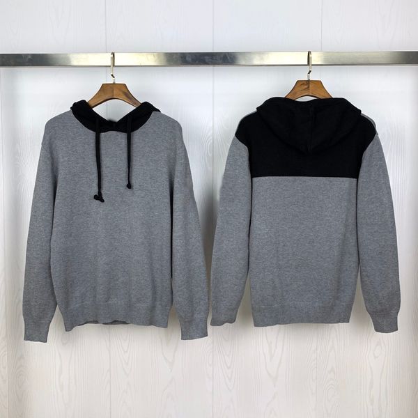

mens designer luxury quality sweaters new knitted sweaters fashion pullover hooded sweater couples style, White;black