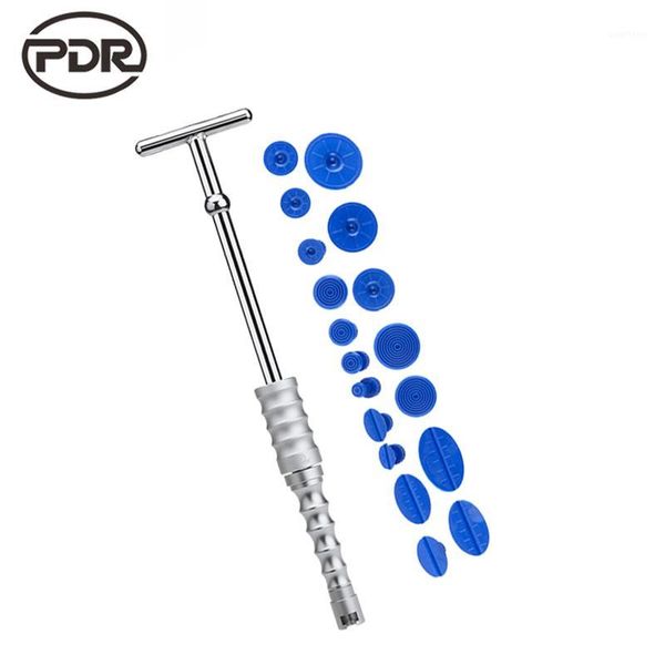 

pdr tools kit paintless dent repair tools dent puller slide hammer reverse hammer suckers suction cup glue tabs hand tool set1