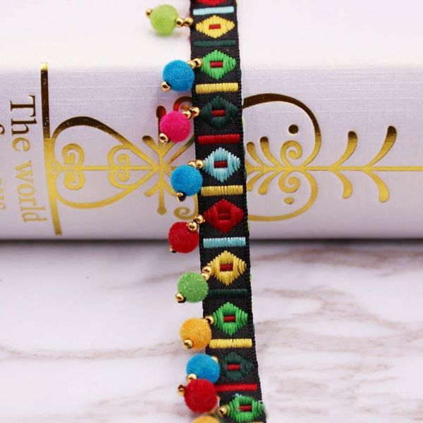 

10yards pom pom trim lace fabric sewing accessories pompons trim tassel ball fringes ribbon sewing lace for diy material apparel h jllrvi
