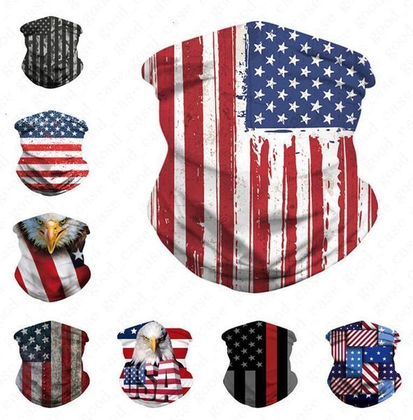 

flag bandana face 3d printed american mask national breathable half face masks scarf headband cycling uv dust wind prote