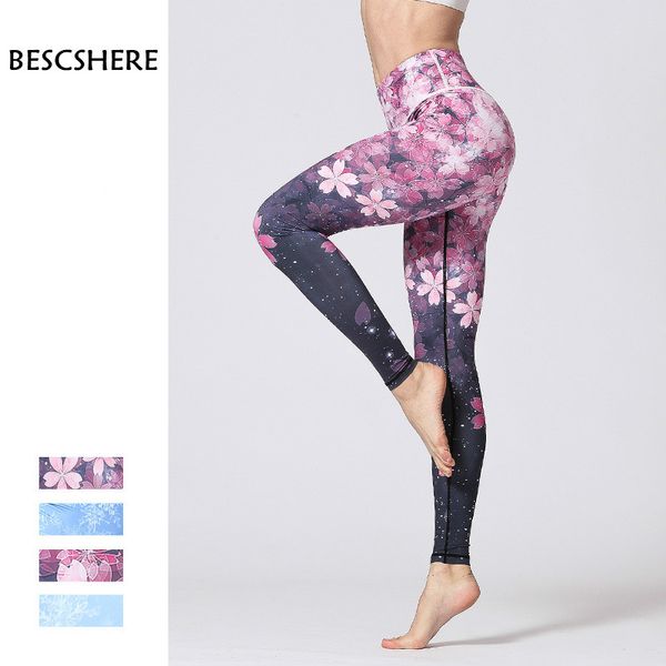 

yoga outfits women's sports pants leggings seamless sport women fitness for gym legging print running push up slim elastic workout, White;red