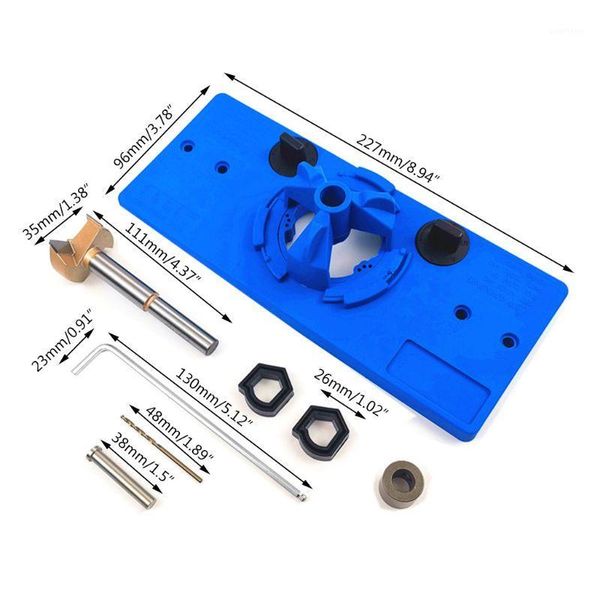 

35mm cup style hinge jig boring hole drill guide forstner bit woodworking tools1