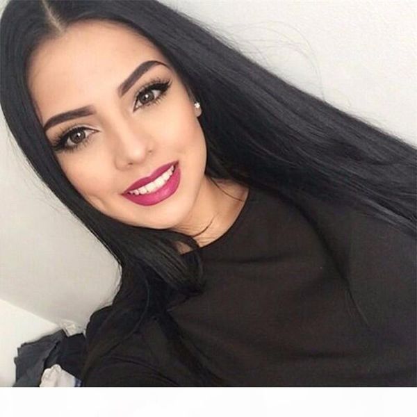 

full lace wigs indian virgin human hair 100 % whole human hair weaving wig hair straight people all tie his shoes as previous kabell wig, Black;brown