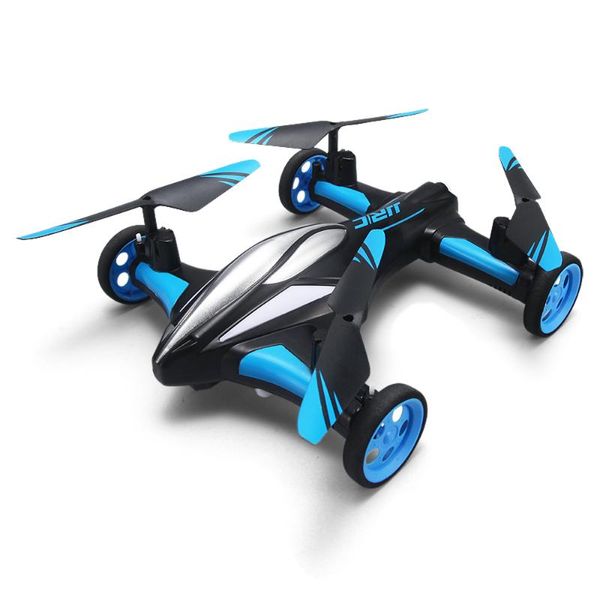 

jjrc h23 2.4g 4ch 6 axis gyro rc quadcopter with wheels land / sky 2 in 1 rc drone mini helicopter for gift