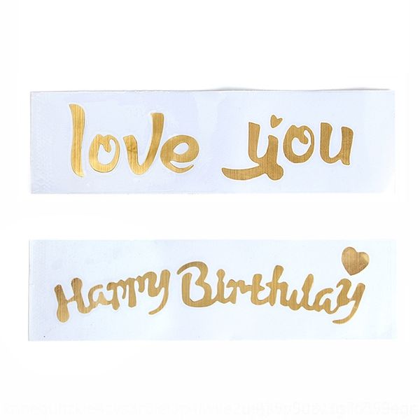 

4se7k cake decoration cake adhesive balloon happybirthday w9hre love balloon stickers paper ins stickers and