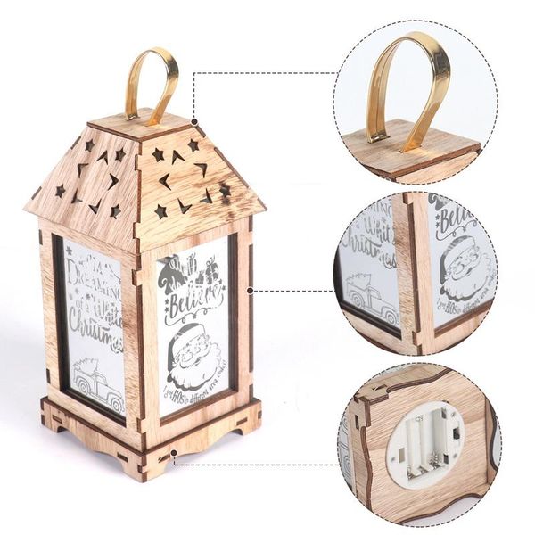 

mirror santa claus house pendant merry christmas decor for home 2020 christmas ornaments navidad 2020 xmas gifts new year 2021 bbyusy