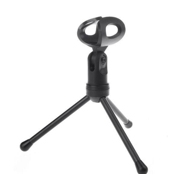 

3.5mm audio wired stereo condenser sf-666 microphone with holder stand clip for pc chatting singing karaoke lapt jllyyz qpseller