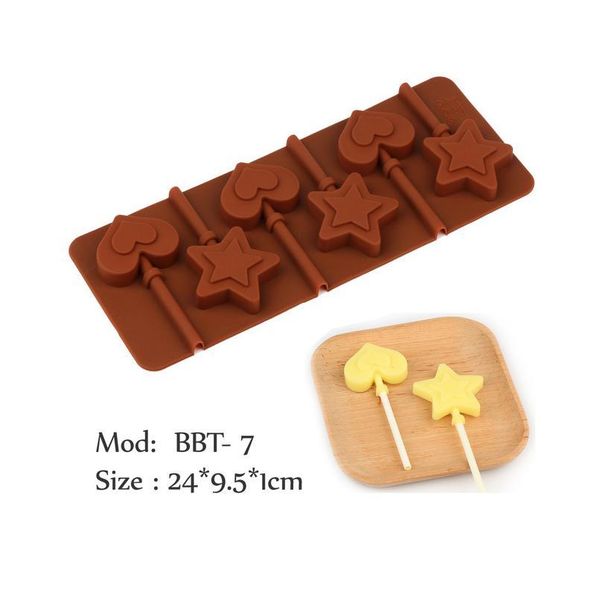 

sile candy lollipop mold chocolate sugar mould for lollipops cake decoration form round biscuit diy baking cake de jllikp