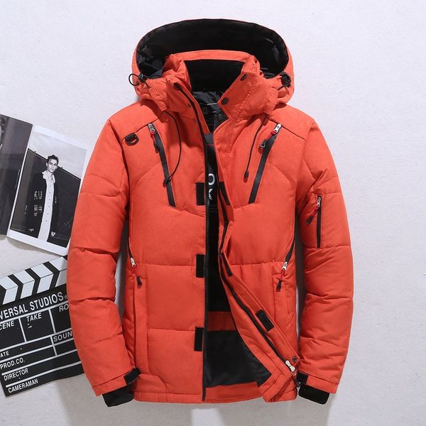 

new men's down jacket short outdoor sports winter korean version of slim cross-border exclusive supply, Black