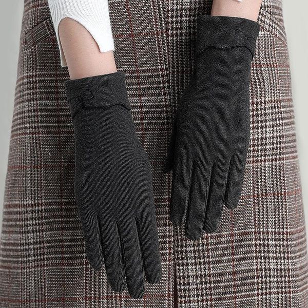 

женская мода осень зима теплые спорт женские перчатки зимние сенсорный экран 2020 задействуя варежки женский хлопчатобумажные перчатки, Blue;gray