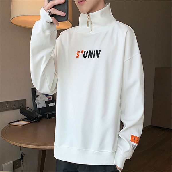 

2020 men's sweater turtleneck long-sleeved shirt young students loose fashion new men's clothing