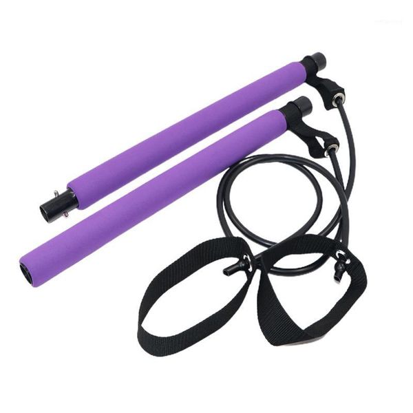 

resistance bands pilates bar rod portable exercise stick home gym yoga for body workout1