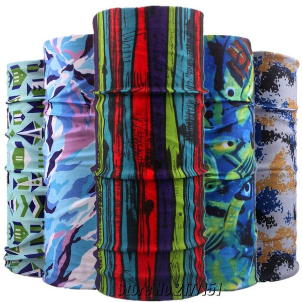 

scarves 100% polyester microfiber fishing bandana seamless tubular bike neck tube scarf 24*49cm cycling headband deportivas, Blue;gray