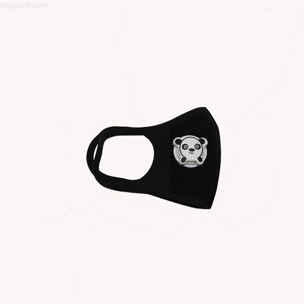 

sponge black anti dust kids mask with valve pm2.5 breathing filters protective face mouth respirator washable reusable anti fog