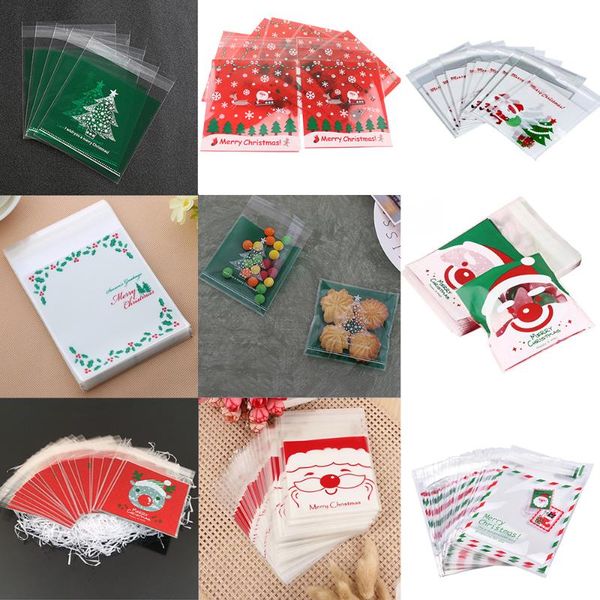 

gift wrap package self-adhesive cookie biscuit bag party home opp diy refined and practical