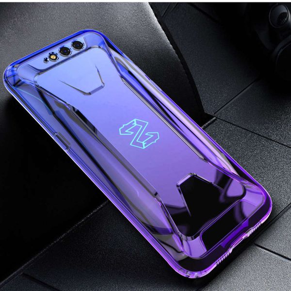 

black shark shell transparent silica gel anti falling tencent e-game mobile phone generation 1 non yellowing softvio
