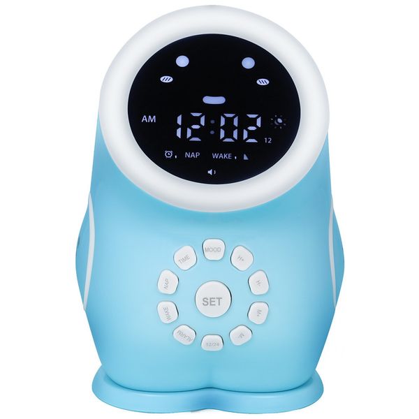 Dijital Akıllı Çalar Saat LED Despertador Gece Lambası Uyandırma Lambası Dinozor Masası Eğitim Masa Saatleri Çocuk Yatak Odası Için LJ201204