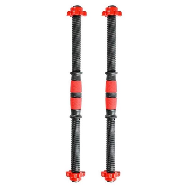 

2pcs dumbbell bars durable prime dumbbell handle barbell handle bars for sport workout training gym