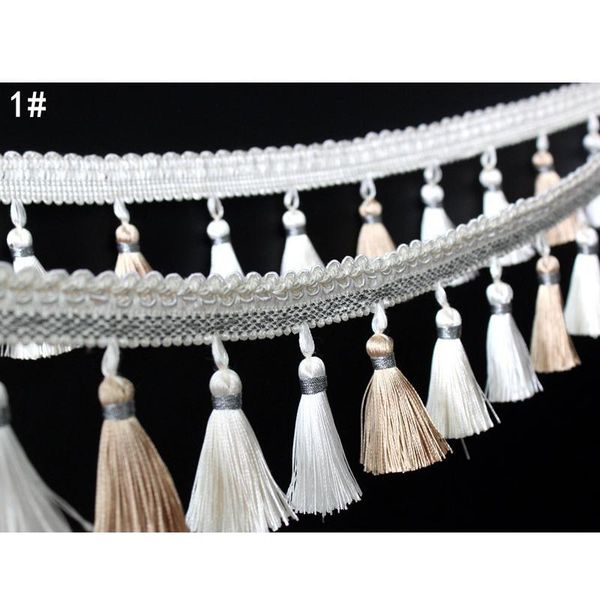 

1meter 80mm wide curtain fringe trim tassel fringe trimming lace for diy latin dress stage clothes accessories lace ribbon h jlllcc