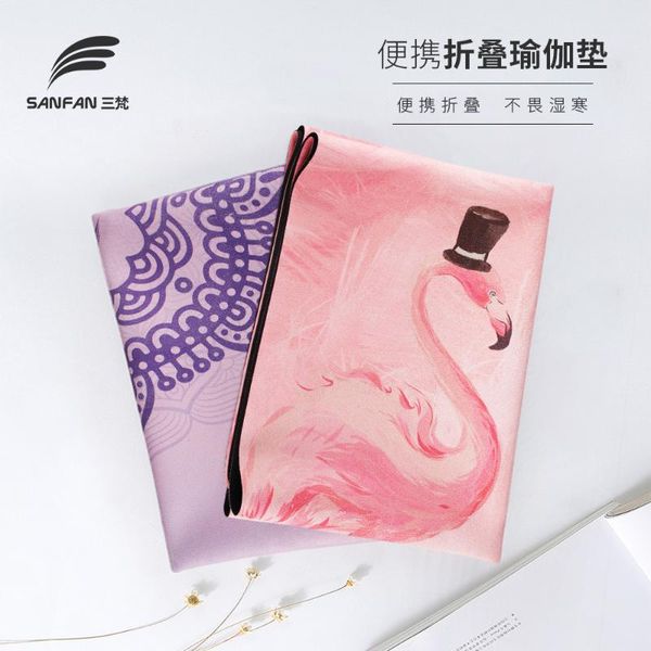 

yoga mats non-slip mat towel 185*68cm printed suede non slip fitness workout cover for pilates gym blankets