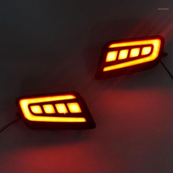 

car led rear bumper light auto brake light turning signal reflector rear fog lamp 12v for everest 2020-20201