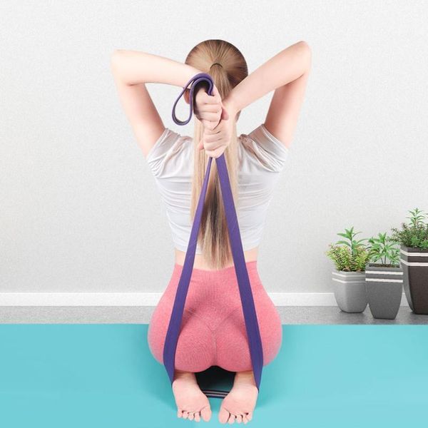 

yoga resistance rubber bands fitness elastic bands training gum pilates sport workout equipment1