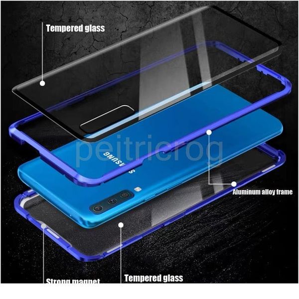 

magnetic metal case for samsung galaxy note 20 ultra 10 pro 9 8 s10 s9 s8 s20 plus a10 a50 jllzzn