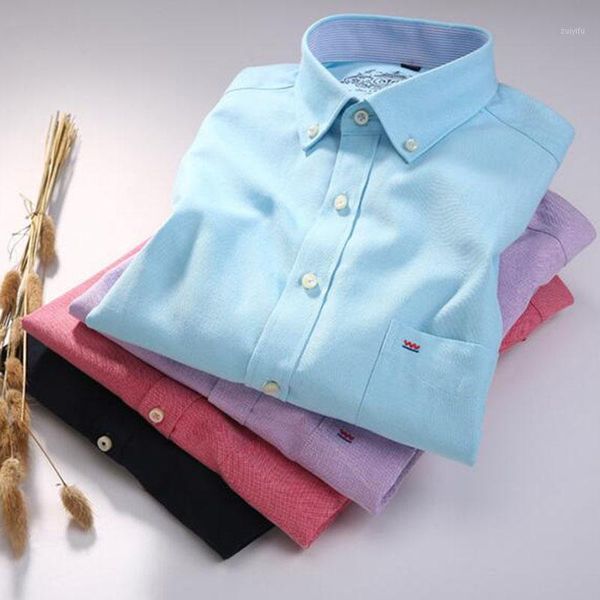 

korean style men business work dress shirts camisa,solid color oxford long sleeve turn-down collar slim fit dress comfortable1, White;black