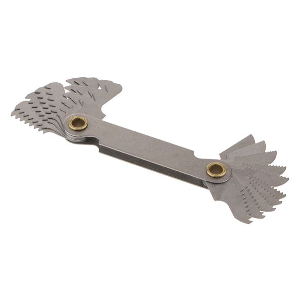 

55 degree thread measuring gage imperial screw pitch gauge for measuring
