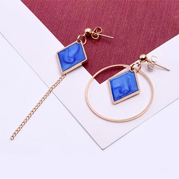 

stud 2021 fashion women's earrings irregular geometric circle shaped party jewelry wholesale, Golden;silver